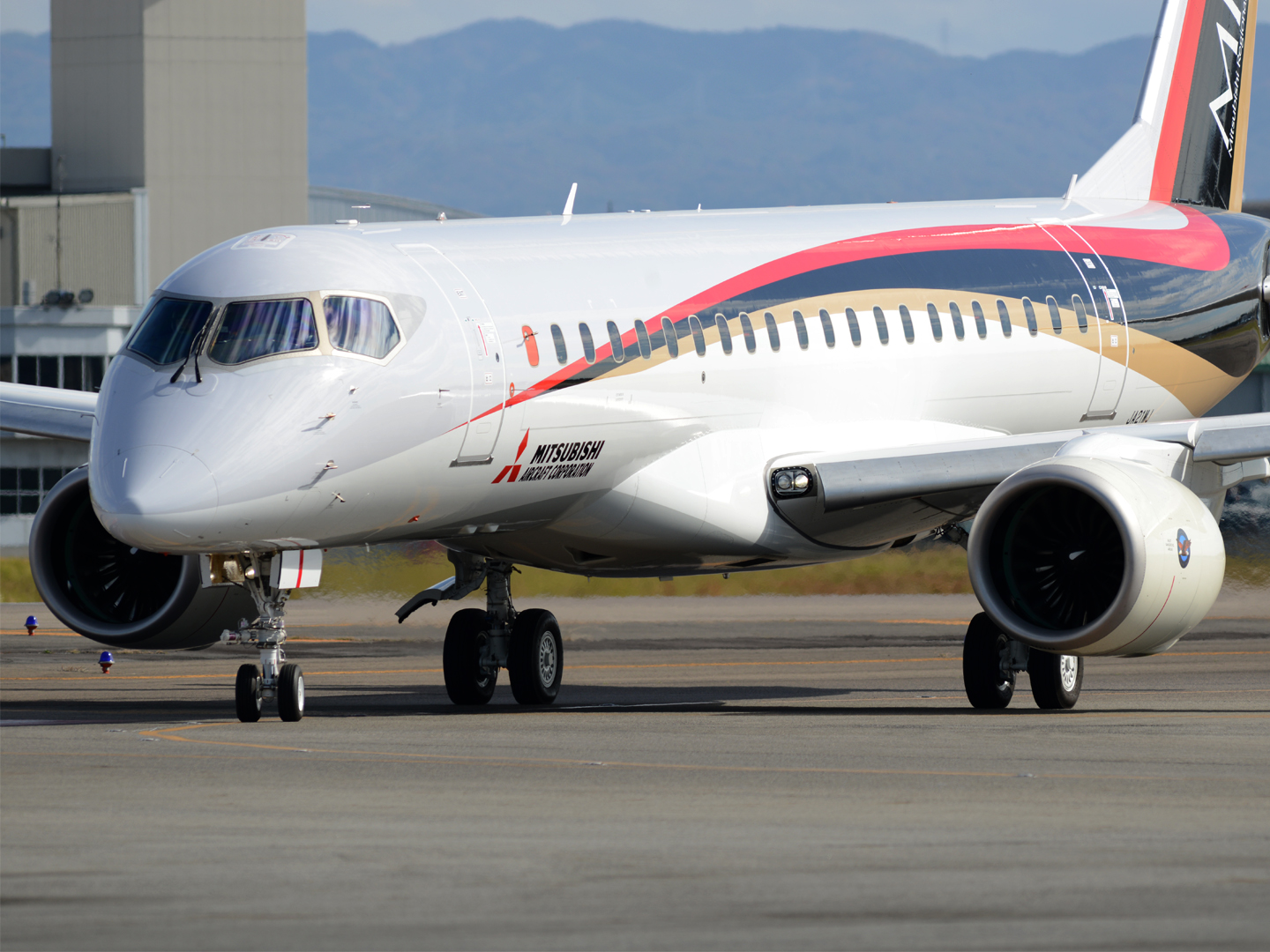 三菱 MRJ 1:100 ソリッド胴体モデル - メルカリ