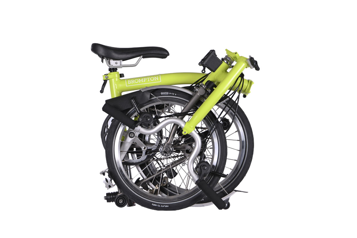 BROMPTON 折りたたみ自転車 限定ブラックエデション（ライムグリーン） BROMPTON 折りたたみ自転車 限定ブラックエデション（ライム