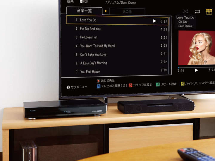 パナソニックのディーガ＆オーディオで実現！リビングを最高の音楽鑑賞