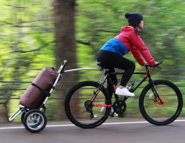 買い出しにBBQに！「トレーラー」で自転車の積載量を大幅アップ