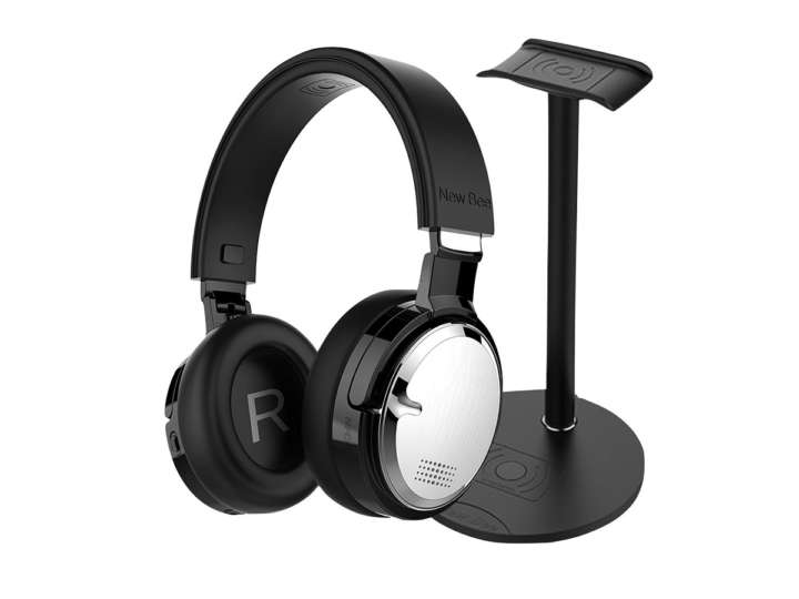 ワイヤレスヘッドホン ブラック 充電スタンド付き Amazon.co.jp: ワイヤレス充電器付きヘッドホンスタンド、 15W