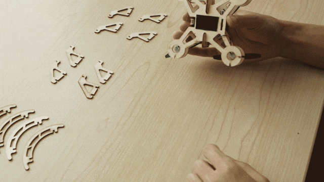 WOODEN DIY DRONE 組み立て式 木製ホビードローン WOODEN DIY DRONE 組み立て式 木製ホビードローン