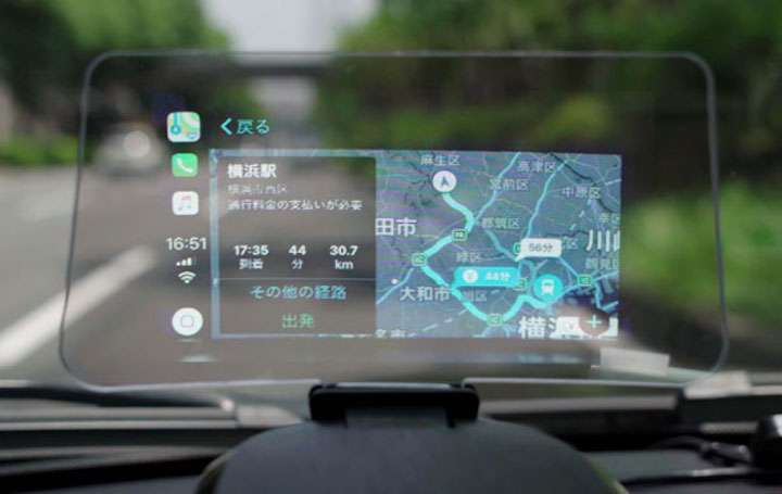 前を向いたままスマホのナビを見られるって便利！ | GoodsPress Web