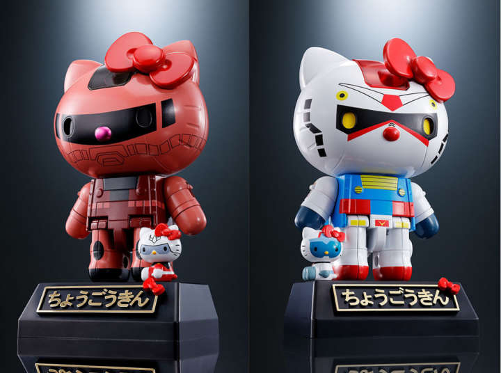 機動戦士ガンダム　超合金/可動フィギュア　★　シャア専用ザクⅡ　ハローキティ 撮り下ろしギャラリー】6/27発売 超合金「ガンダム☆ハローキティ