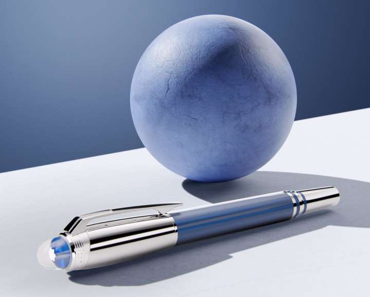 未使用 モンブラン 万年筆 スターウォーカー ブルー・プラネット メタルドゥエ 0928_StarWalker_Blue_Planet_2-