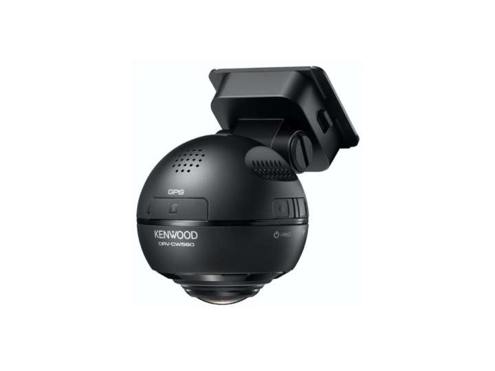 球体ひとつで周囲360度まとめて高画質記録できるドラレコです