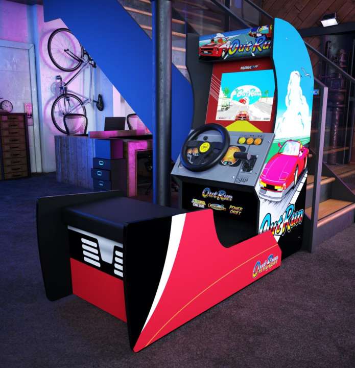 アーケード1UP アウトラン ゲーム機 レース 車 全5ゲーム搭載