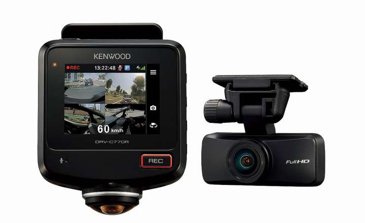 フロント360°の2カメラドラレコで全方向をしっかり記録！ | GoodsPress