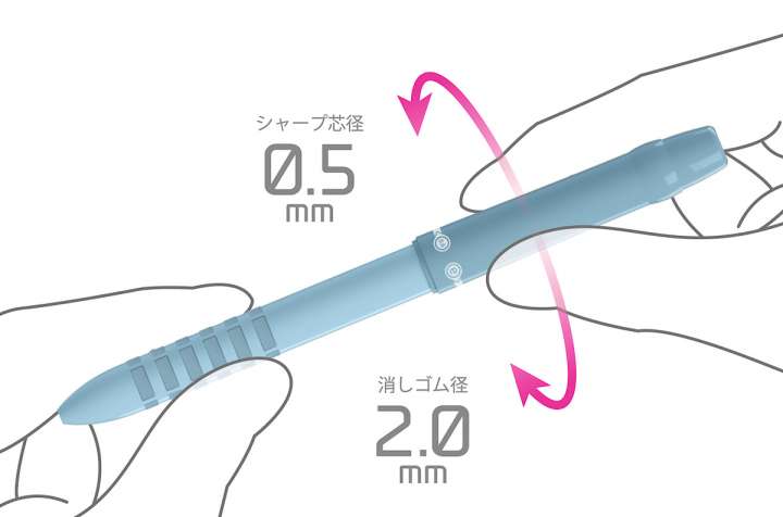 クルッとひねって