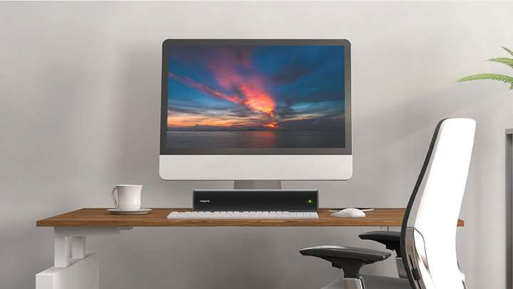 PCモニターをサウンドバーで高音質化！Bluetoothスピーカーとしても 