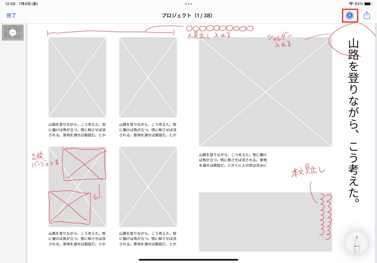 iPad手順画面