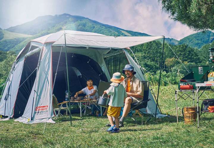 美品】Coleman スクリーンIGシェード＋ DARK ROOM仕様 美品