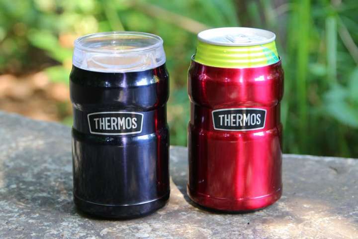 サーモスのタンブラーにもなる二刀流「缶ホルダー」で夏キャンプの質が
