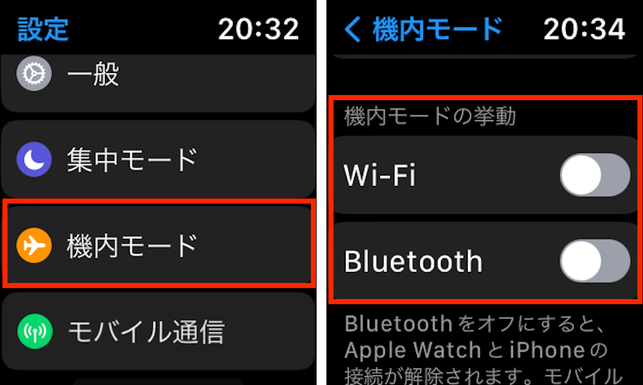 Apple Watchの画面