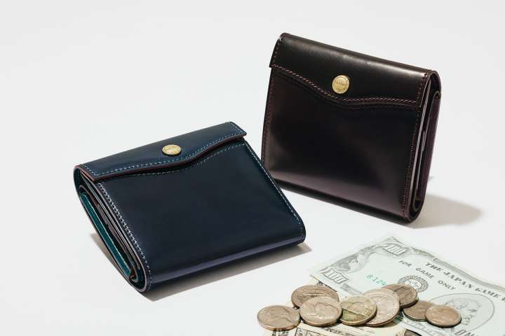 【美品】GANZO ガンゾ　ミニ財布　小銭入れ スタンプ入りも! GANZOがホーウィン・シェルコードバンのミニ財布を