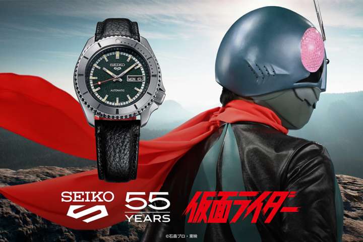 美*人様 セイコー5スポーツ自動巻き 稼働品 【初代仮面ライダー 本郷猛モデル】 5a497226e54ffd4d3a77fdc9f34d91