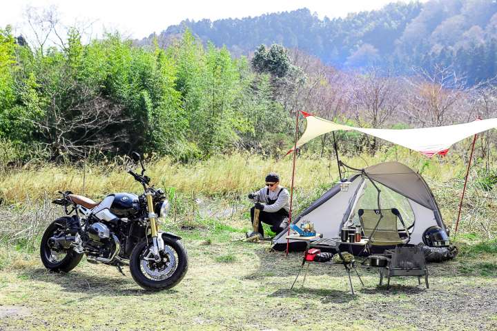 ツーリングキャンプセット 9点 バイクとの相性バツグン！至極のツーリングキャンプ【最旬！バイク