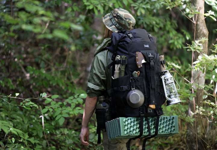 未使用品◆アウトドア・キャンプ・登山用品◆ 登山用でもミリタリー系でもない！「ブッシュクラフトバックパック」の