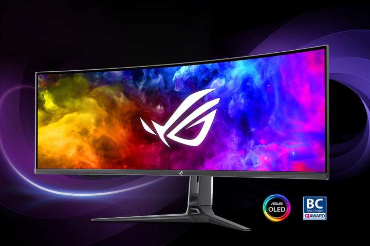 32:9 49型 最強ウルトラワイドROG Swift OLED PG49WCD ASUS、QD-OLED採用の49型湾曲ゲーミングモニター「ROG Swift
