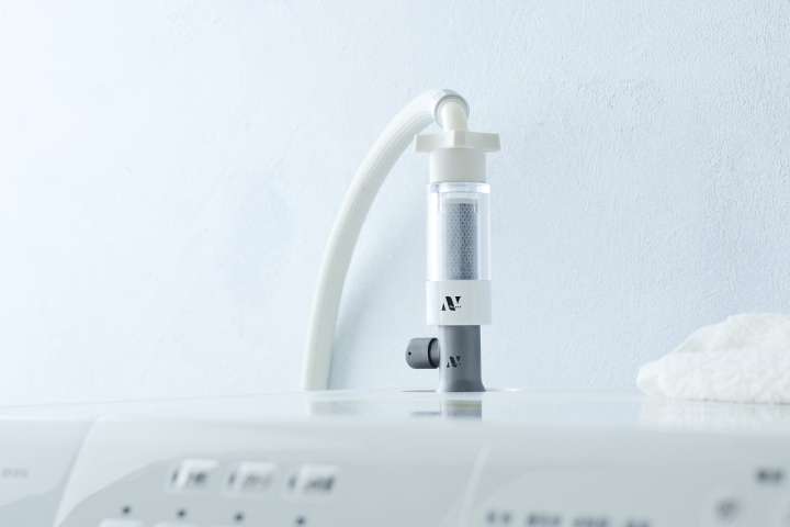 今ある洗濯機に後付けすればナノバブル洗浄ができるってうれしくない