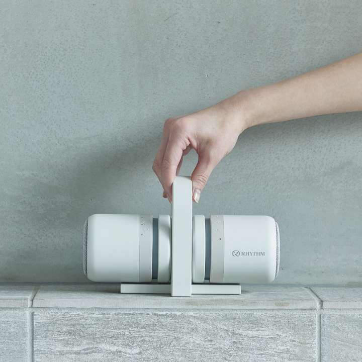 お風呂をシアター空間に！分離してステレオサウンドを楽しめる防水