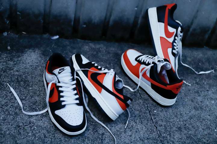 エアフォース　オレンジ　節分　23 NIKE Amazon | Nike メンズ エアフォース 1 ロー キス - オレンジ