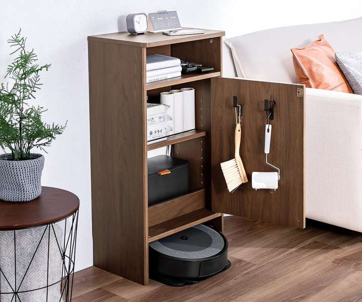 生活感を隠してスッキリとお洒落な部屋に！ロボット掃除機の