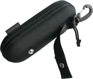 カラビナ付きで携帯しやすい！頑丈なサングラスケース