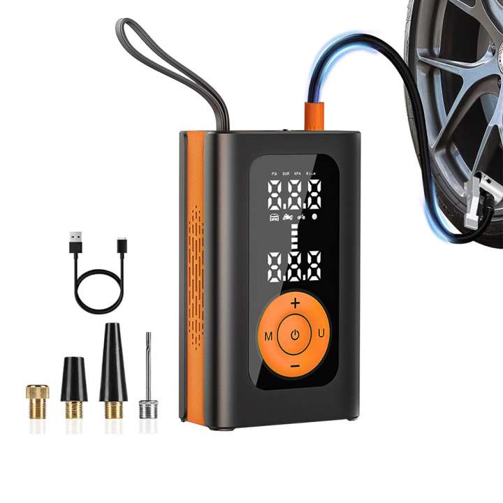 ❤素早くタイヤに空気を補填♪❤軽量コンパクトで扱いやすい❣エアコンプレッサー ❤素早くタイヤに空気を補填♪❤軽量コンパクトで扱いやすい