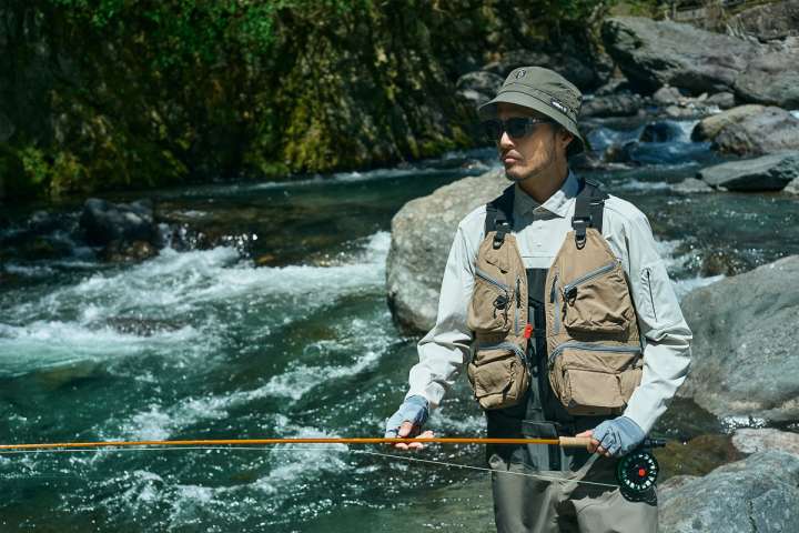 釣りとキャンプに合わせた専用レンズ搭載！JINS × Snow Peakのコラボ