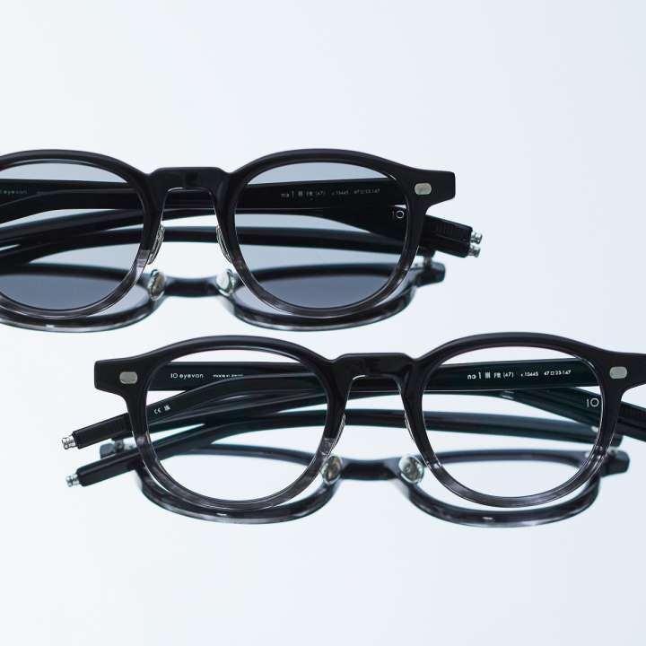 10eyevan no.2 Ⅲ ink 47 直営店限定モデル　アイヴァン 直営店限定カラー「INK」10 アイヴァン24SS新モデルに採用