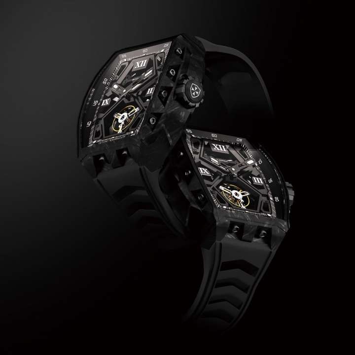 TOURBILLON BOUNDLESS 限定盤 非売品 トゥールビヨンが50万円台。スイスの新鋭「BLACKOUT WATCHES」が時計