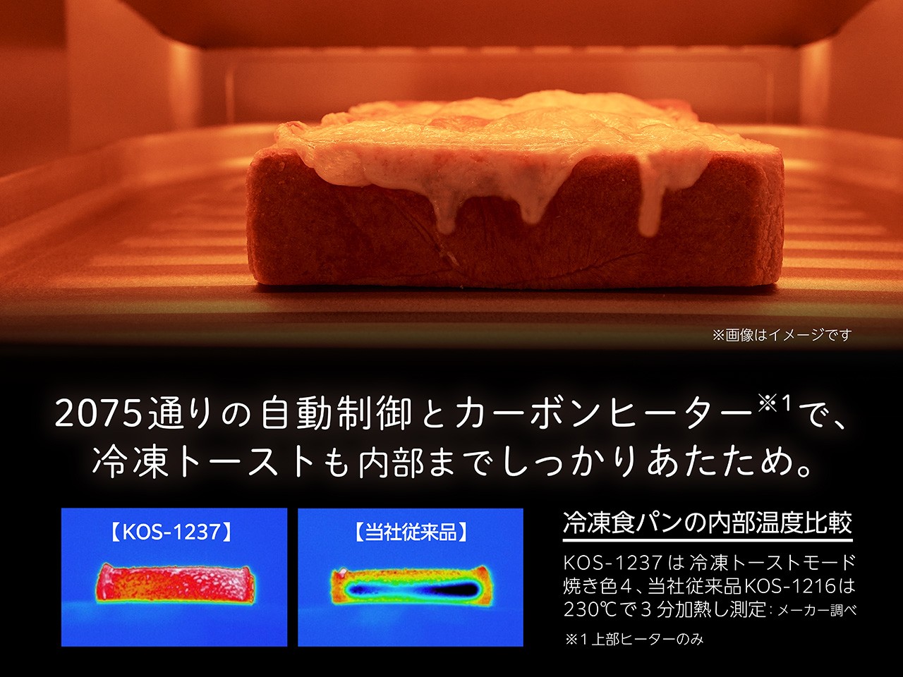 温度センサーで理想の焼き色に！マイコン式でも“焼きたて感”しっかりなトースター