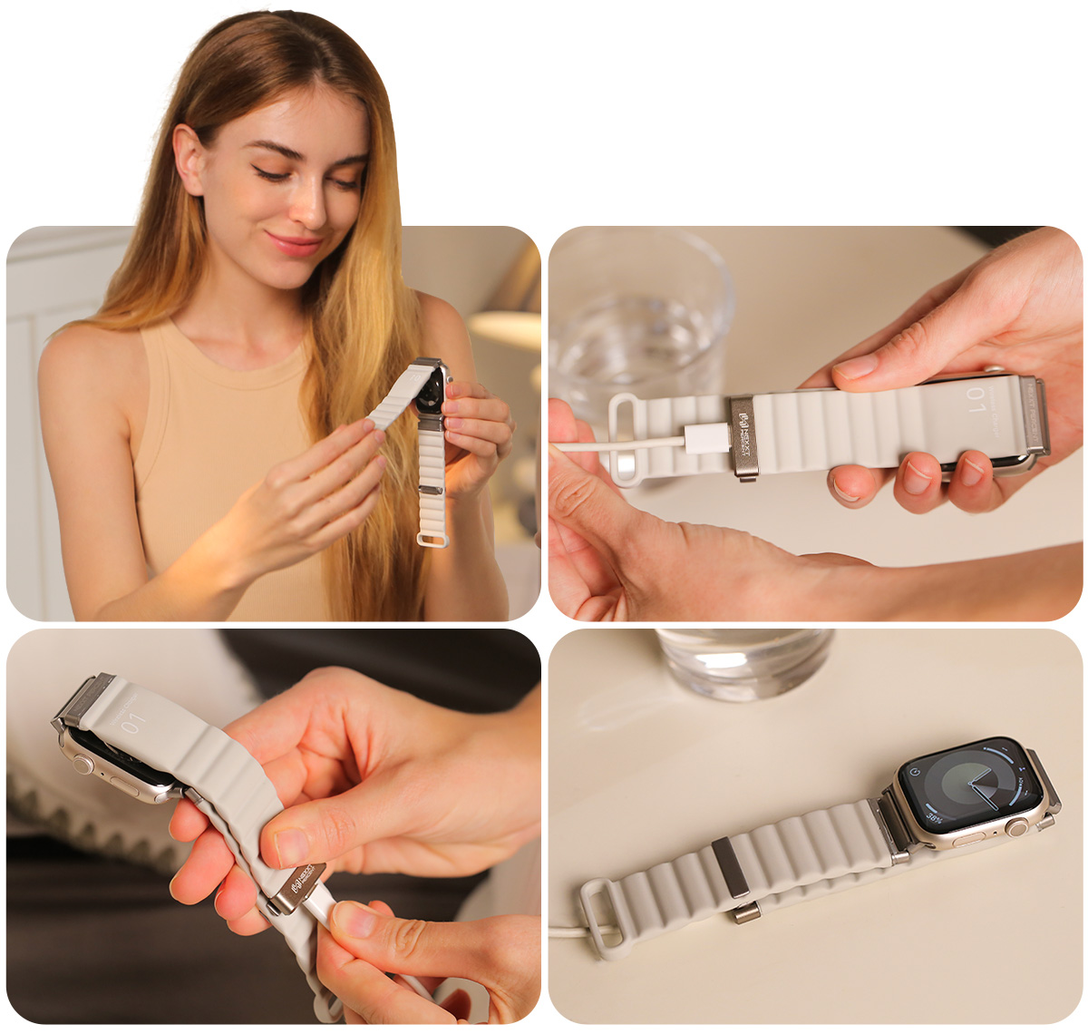 Apple WatchをUSB-Cで充電したい人集まれー！専用ケーブル問題をまるっと解決するスマートバンド