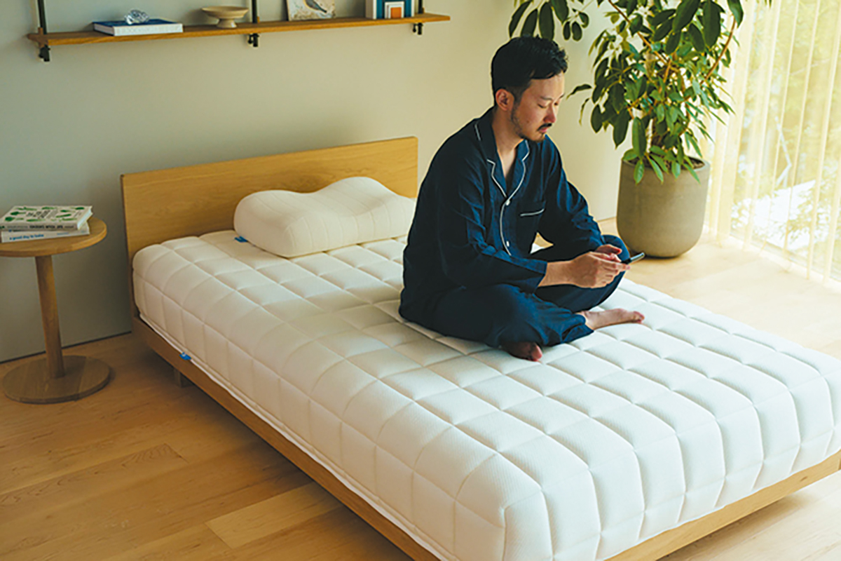 デザイン性と寝心地の良さも両取り！ スプリングとウレタンフォームの2