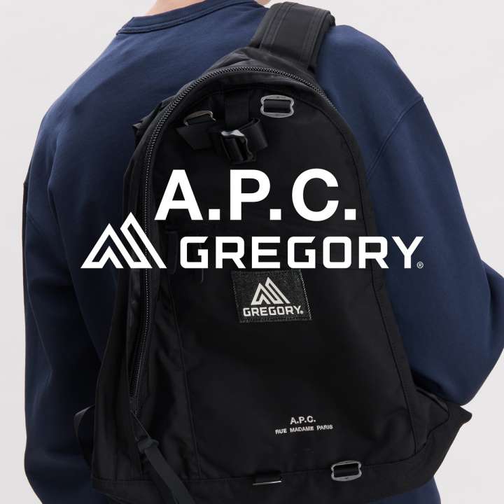 見逃せない、グレゴリーとA.P.C.の初コラボ。より洗練された雰囲気に
