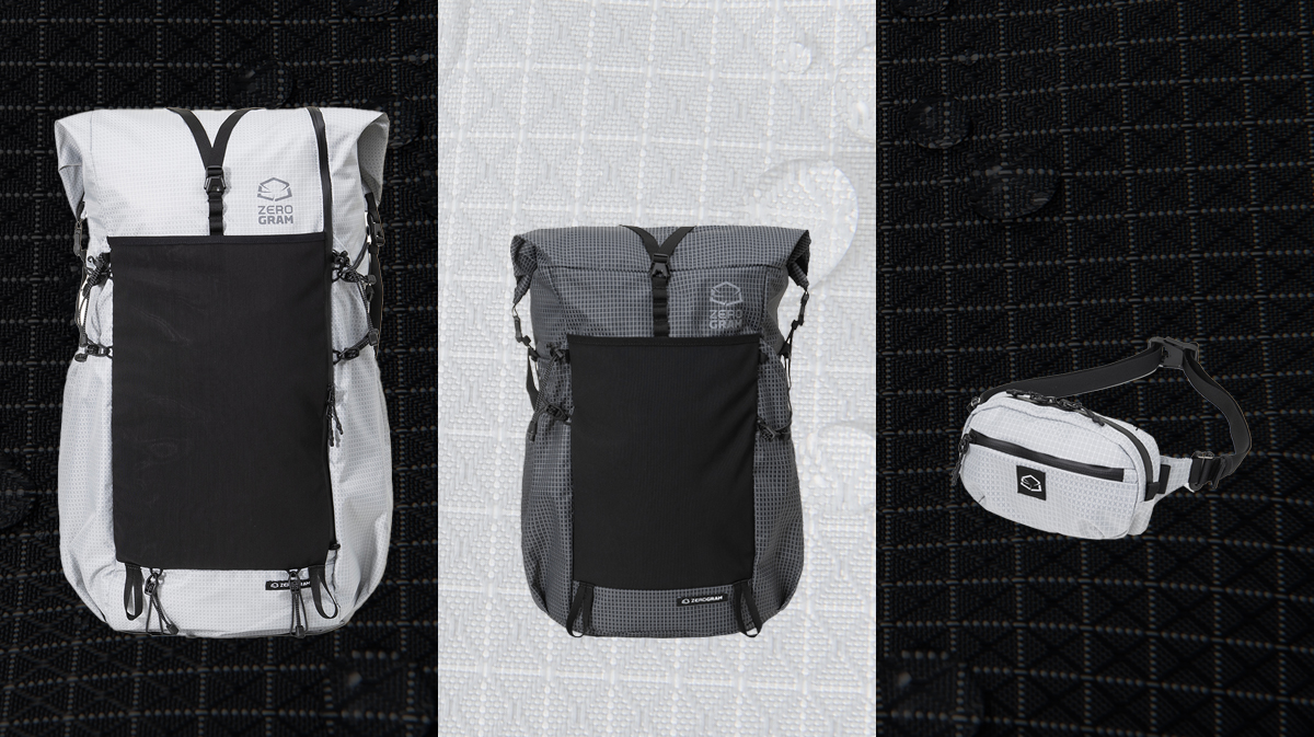 優れた登山ザックはサイドポケットまで抜かりがない。ゼログラムの新作のようにね。