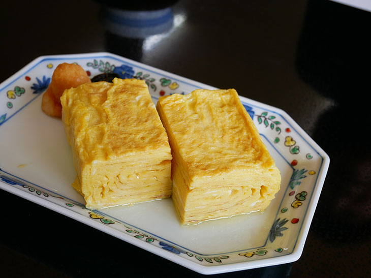 ▲「だし巻き玉子」605円