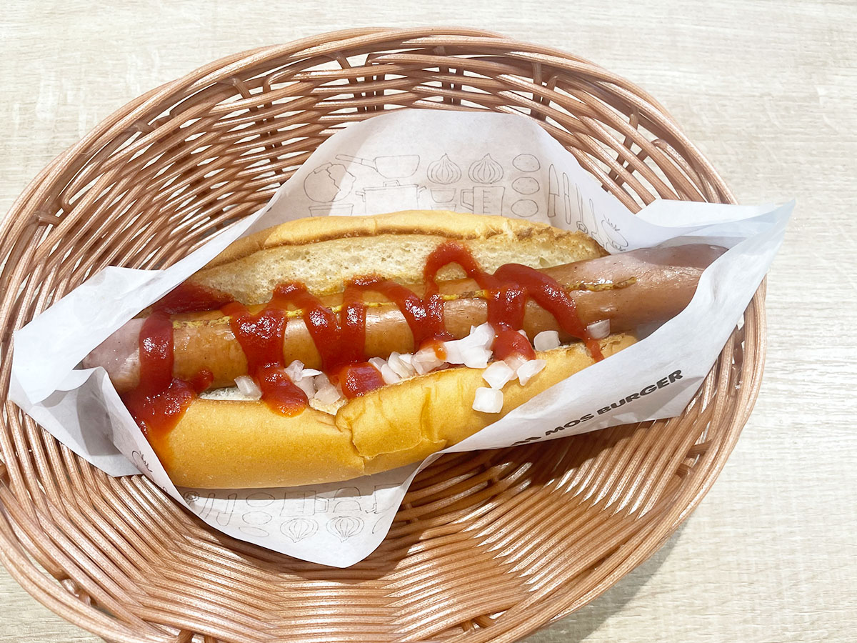 ▲ホットドッグはダイエットやボディメイクには不向き