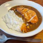 ▲サラダチキンをカツに見立てた石本流「貧乏カツカレー」。結構美味しそうでしょ？