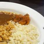 ▲ごはんの代わりにカリフラワーを使用した低糖質カレー