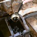 ▲搾り出された生醤油