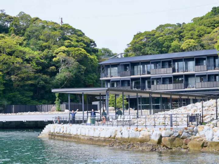 ▲行き帰りには和やかなスタッフがお出迎え。