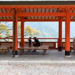 ▲熊野の山々を見渡す絶景をゆったりと眺めるひとときも格別です