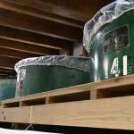 ▲ふくよかな味わいへと熟成していく酒タンク