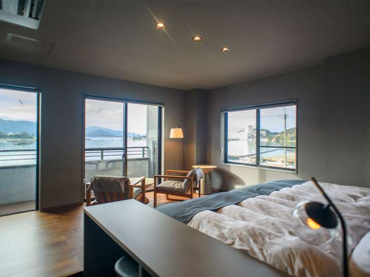 ▲写真の洋室ツインルームのほか、和洋室など全8室を用意