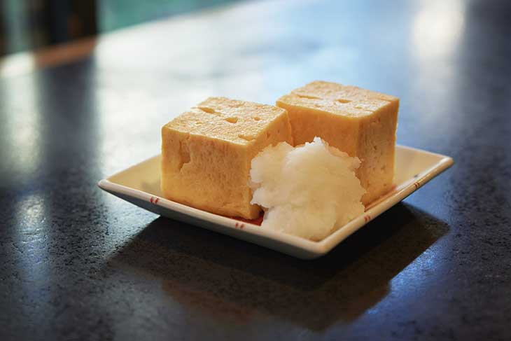 ▲「玉子厚焼」850円