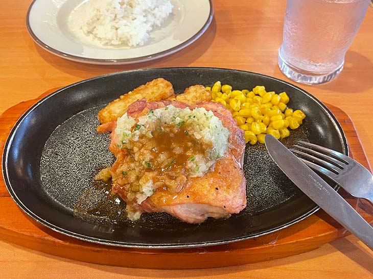 ▲「若鶏のディアボラ風」