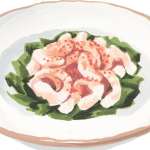 ▲「小エビのカクテル」