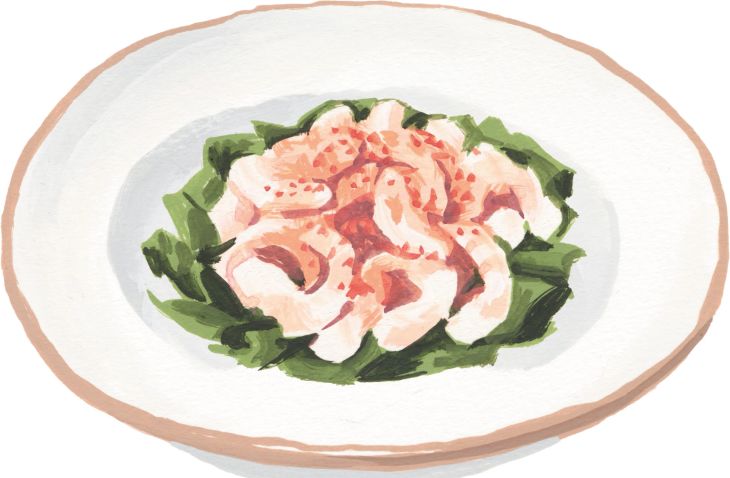 ▲「小エビのカクテル」